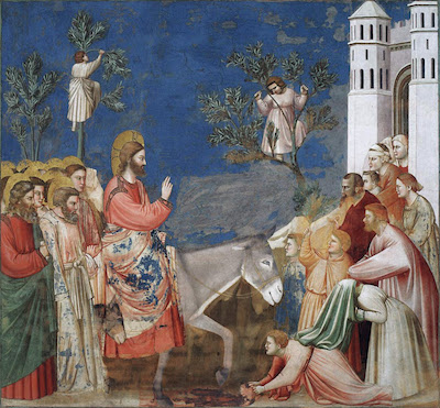 Giotto - L'entrée du Christ à Jerusalem - 1303-1306 - Padoue